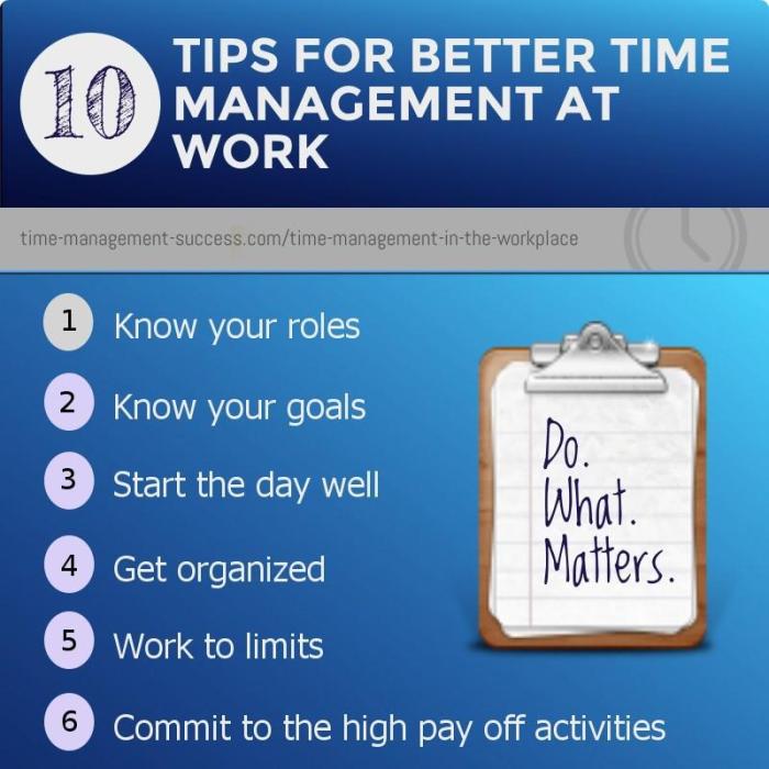 Time effectively manage tips help focus model school