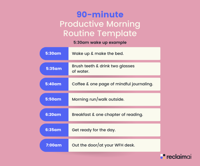 How to Create a Morning Routine in 10 Minutes