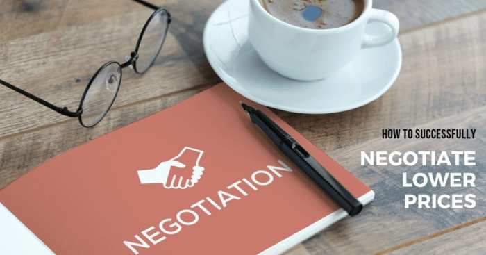 Negotiate lower prices sourcing